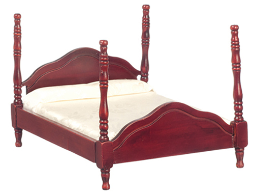 Cannonball Bed, Mahogany